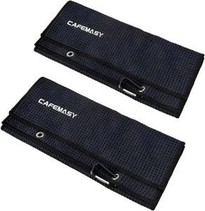CAFEMASY Barista Espresso Coffee Cleaning Towel - Pack of 2 20x12inch, Navy  - Picture 1 of 7
