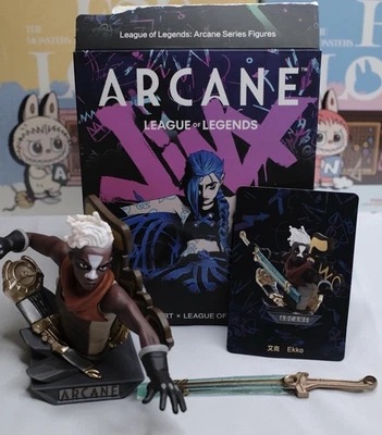 Pop Mart X Arcane League Of Legends Vinyl Figure Confirmed “Ekko” Opened - Image 1 of 4