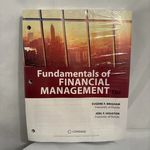 Cengage Fundamentals of Financial Management 16e Brigham Houston NEW Loose Leaf - Imagen 1 de 6