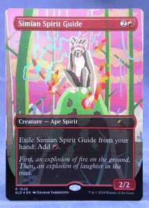 Simian Spirit Guide (Rainbow FOIL) MTG Secret Lair Drop Prismatic Nightmares SLD - Bild 1 von 4