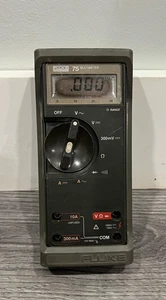 Fluke 75 Series II Handheld Multimeter - Vintage - Tested - Picture 1 of 6