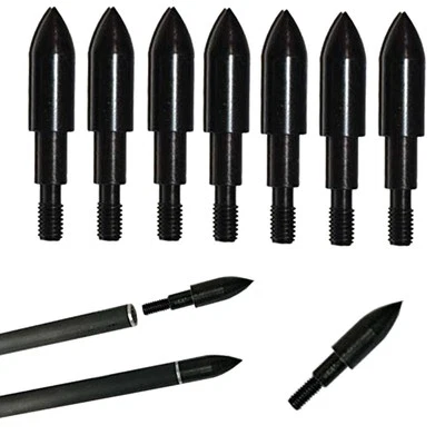Archery Arrowheads 100gr 125gr Target Broadheads Field Points Tips Bow Practice - Imagen 1 de 4