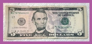 Mint Error Five Dollar Bill  (Includes Video) - Picture 1 of 8