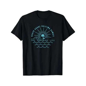 Women's Palm Tree Printed T-shirt, Fashionable and Casual Simple Short Sleeved - Picture 1 of 12
