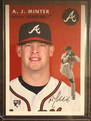 2018 Topps Throwback Thursday TBT #254 A.J. Minter Atlanta Braves RC - Image 1 of 2