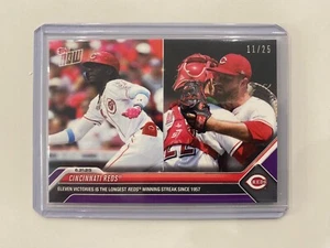 2023 Topps Now #474 Cincinnati Elly de la Cruz - Nummeriert 11/25 Purple - Bild 1 von 2