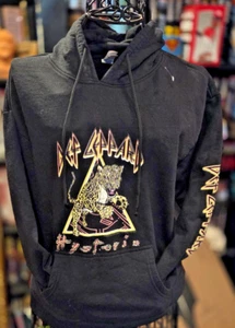 Def Leppard Hysteria Hoodie Black Art Graphic medium - Picture 1 of 5