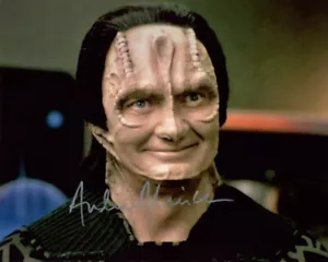 FOTO 8x10 firmada por Andrew Robinson Garak Star Trek Deep Space Nine Beckett Bas - Imagen 1 de 2