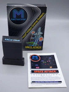 Atari 2600 "Space Attack" Video Game Cartridge w/ Box & Manual 1982 Working - Picture 1 of 7