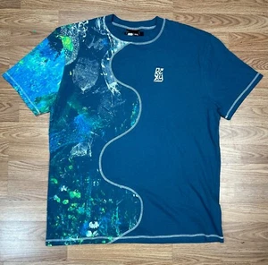 Rexy besticktes Limited Edition Stampede T-Shirt blau weiß Gr. XXL - Bild 1 von 6