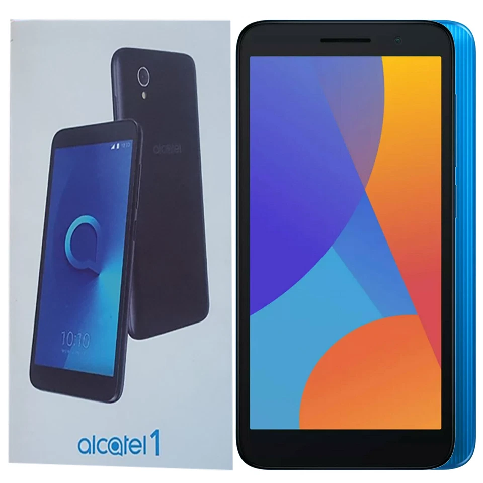 BNIB Alcatel 1 (2021) Dual SIM  8GB + 1GB AI Aqua Factory Unlocked 4G GSM  - Image 1 of 1