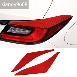For GR86 /Subaru BRZ 2022-23 Red Carbon Fiber Rear Taillight Eyebrow Panel Cover - Foto 1 di 12