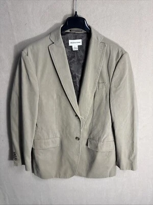 Chaqueta Abrigo Deportivo Pronto Uomo Algodón Marrón Dos Botones Para Hombre L Grande Sin Estructura Foto 1 de 4