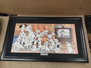 101 DALMATIONS FAMILY MOVIE NIGHT MICHELLE ST LAURENT DISNEY ART CANVAS 30"x18" - Picture 1 of 9
