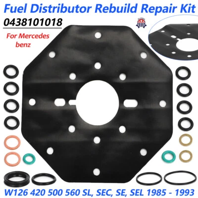 Fuel Distributor Rebuild Kit For Mercedes-Benz 560 500 420 0438101018 SL SE SEC Foto 1 de 4