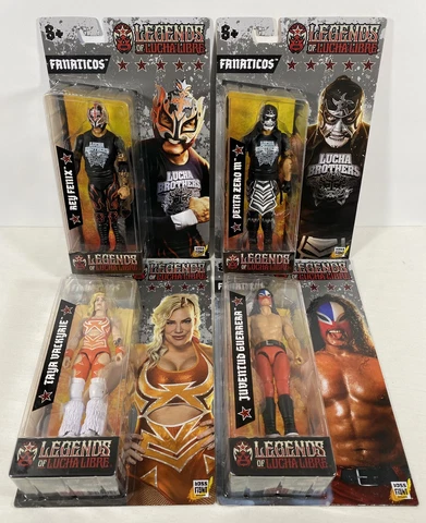 Boss Fight Studio Legends Of Lucha Libre Fanaticos Set Juventud Taya Penta Rey Cover