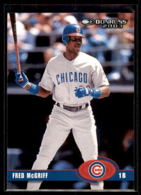 2003 Donruss Fred McGriff #249 Chicago Cubs - Image 1 of 2