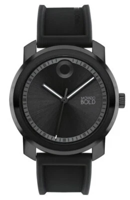 RELOJ MOVADO 3601039 TREND PROPEL ESFERA NEGRA CORREA SILICONA NEGRA PARA HOMBRES Foto 1 de 4