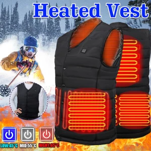 Heated Vest, Winter Coat Jecket, USB Electric Heating Vest,Lightweight Warm Vest - Picture 1 of 18