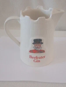Beefeater Gin Pitcher/Jug Vintage Ceramic Barware Castle Advertising  - Picture 1 of 10