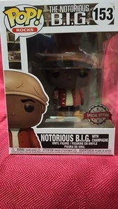 Notorious BIG With Champagne Funko Pop Vinyl Special Edition Mint Condition +PP - Picture 1 of 6
