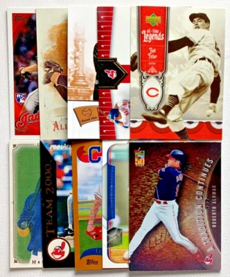 Lote de 20 cartas de Cleveland Guardians Yu Chang Kenny Lofton Albert Belle Jose Ramírez Foto 1 de 2