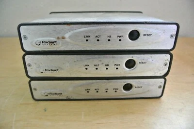 LOT OF 3 RADIANT P823F0XX/P823F001/P823F010 KDS KITCHEN DISPLAY SYSTEM - Image 1 of 3