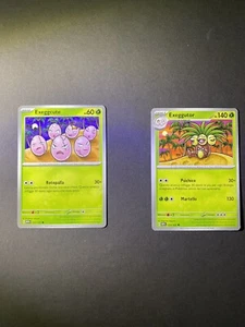 Set Nuovo Exeggcute Exeggutor 102/103/165 Pokemon 151 Mew - Picture 1 of 3