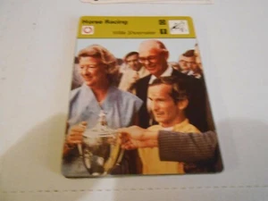 WILLIE SHOEMAKER JOCKEY KENTUCKY DERBY WINNER 1977 FOCUS ON SPORTS CARD - Picture 1 of 1