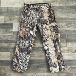 VTG Cabela's Camo Super Slam Fleece Poly Lined Hunting Pants Men’s 34 34x30 USA - Picture 1 of 13