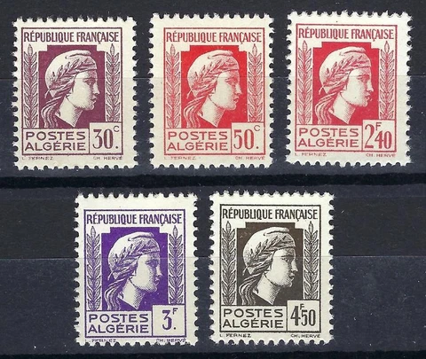 Algeria 1944 Marianne French colony France MNH Cover