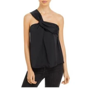Ramy Brook Women's Quentin Printed Wrap Metallic Bell Sleeve Top - Picture 1 of 2