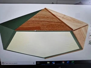 Lámpara de techo de madera Raggzz lámpara de techo de montaje empotrado regulable LED 38 W madera nueva en caja - Imagen 1 de 7