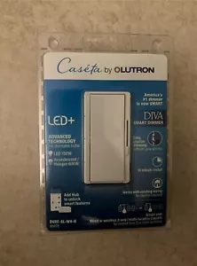 Lutron Caseta Diva Smart Dimmer - White. (DVRF-6L-WH-R) - Picture 1 of 1
