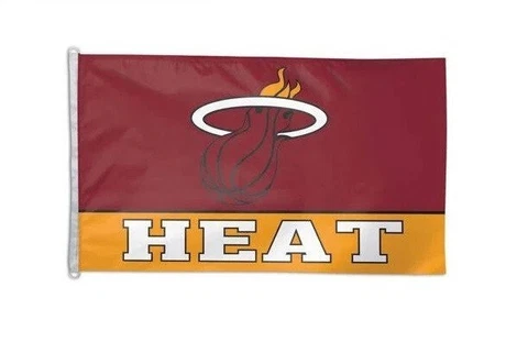 WinCraft NBA MIAMI HEAT 3' x 5' Wordmark Indoor/Outdoor Flag Banner Cover