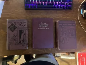 OLD PECK'S BAD BOY BOOKS! (The cowboys, Grocery Man and His Pa) USED. 1883-1907 - Picture 1 of 17