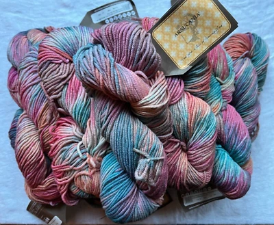 ARAUCANIA "Toconao Multy" Color: Tie-Dye 100% Lana 10 Madejas ¡Preciosos Colores! Foto 1 de 4