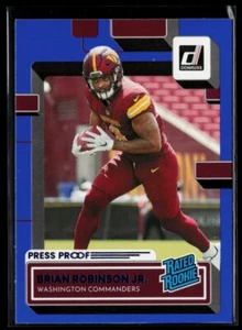 2022 Donruss Blue Press Proof #327 Brian Robinson Jr. RC - Picture 1 of 2