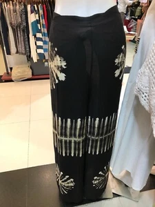 Nuevo Pantalón Tie Dye Wrap Pierna Abierta Wide Split Boho Beach Pantalones Cubrir - Imagen 1 de 5