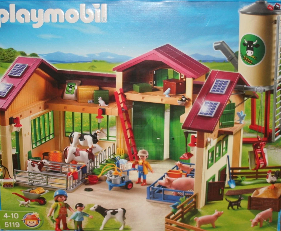 Playmobil -- Pièce de rechange -- Ferme moderne avec silo 5119 -- - Photo 1/1