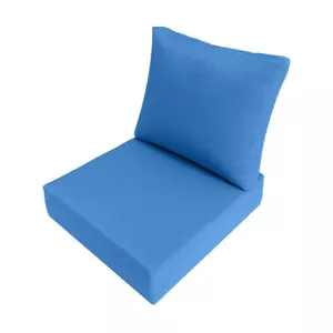Medium Deep Seat Back Cushion Slip Cover Knife Edge 24 x 26 x 6 inch AD102 - Picture 1 of 12