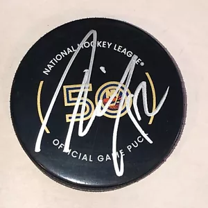 JOSH BAILEY Signed NY Islanders 50th Anniv. Official GAME Puck Beckett BAS - Picture 1 of 3