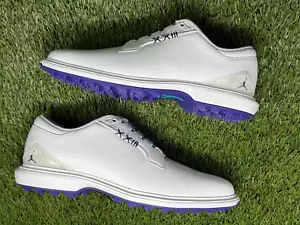 Nike Air Jordan ADG 4 Golf Spikeless Shoes Mens 9.5 White FQ6642-100 - Picture 1 of 7