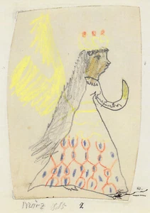 Postkarte: Paul Klee - Christkind mit gelben Flügeln - Bild 1 von 1