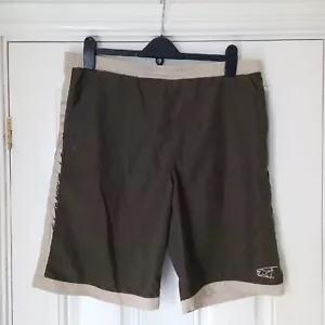 Pantaloncini da bagno Hunter uomo grandi verdi retrò coulisse boardwear nuoto - Foto 1 di 10