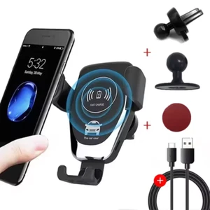 15W Auto KFZ Wireless Charger Ladegerät Kabellos Ladestation Handyhalter Qi - Bild 1 von 7