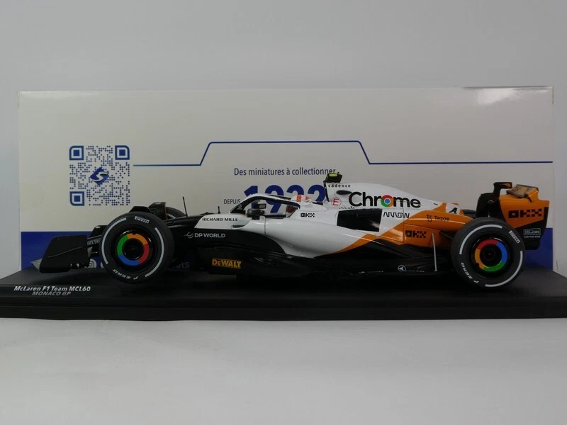 Solido F1 Mclaren MCL60 #4 Lando Norris Monaco GP 2023 1/18 S1811203 - Immagine 1 di 4