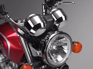 HONDA CB1100 2013 CHROME HEADLIGHT CASE 08F71-MGC-D30 CHROME - Bild 1 von 3