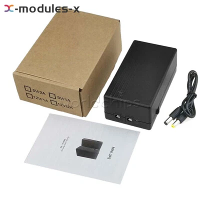 12v2A-57.75WH Power Adapter Emergency Charging Power DC-DC UPS Backup Power New - Image 1 of 4