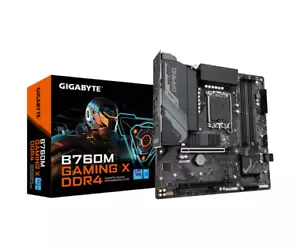 Gigabyte B760M GAMING X DDR4 Micro ATX LGA1700 Hauptplatine PCI Express 4.0 X16 - Bild 1 von 4